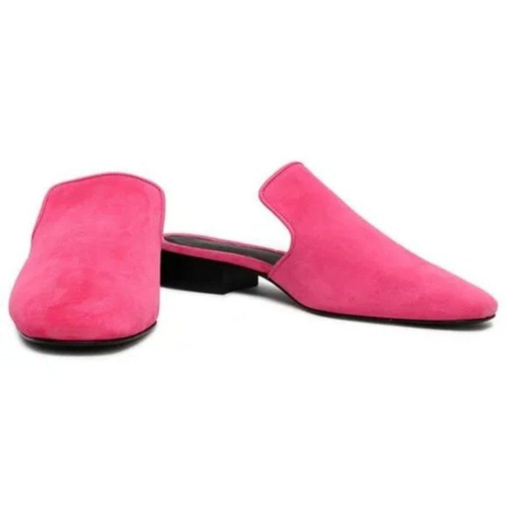 Rag & Bone Suede slippers Pink